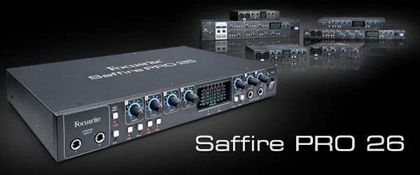 Огляд звукової карти Focusrite Saffire Pro 26